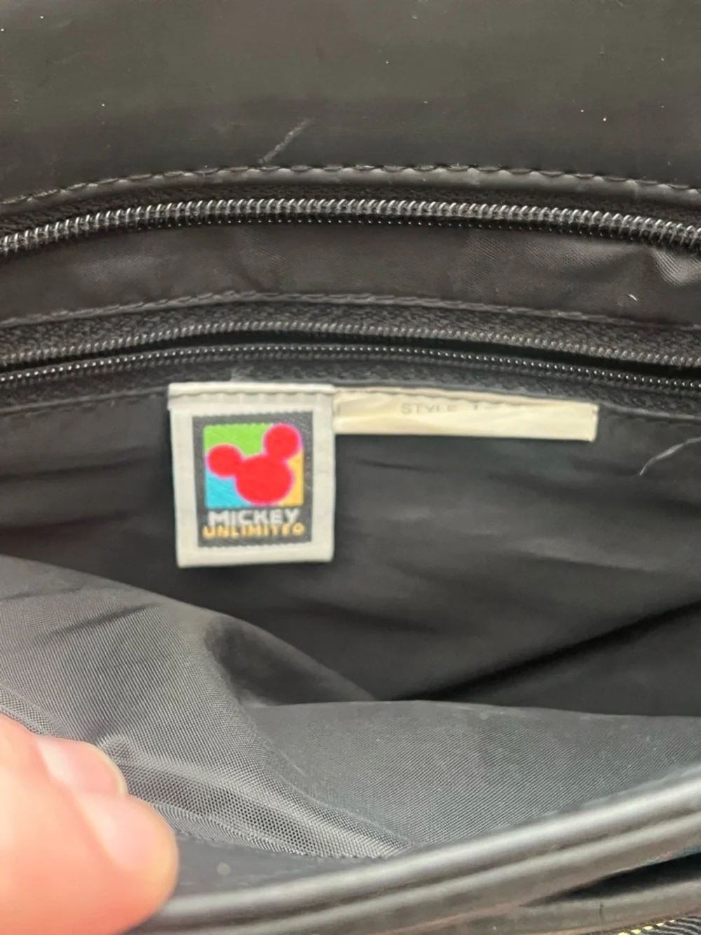 90s y2k vintage plaid Mickey purse Disney - Picture 8 of 9